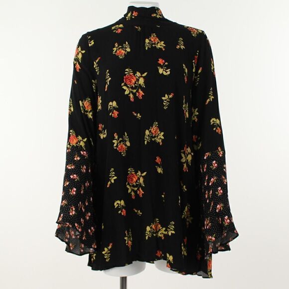 Free People Black Combo Tate Tunic - Picture 2 of 5